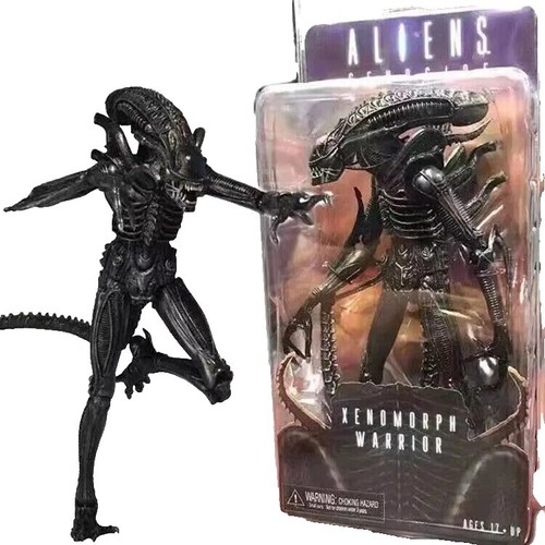 NECA Grid Alien Xenomorph Warrior AVP 7" Action Figure 1:12 Aliens Series 7 New - Foto 10