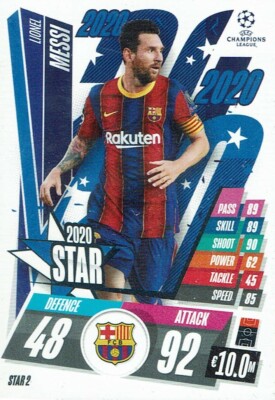 Topps Match Attax 2020/2021 Festive Box 2020 Star STAR2 Lionel Messi