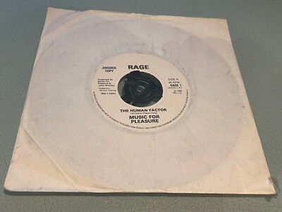 Music For Pleasure - The Human Factor - Original Vinyl Record 7'' Single - 1980
