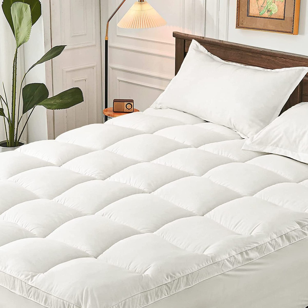 Utopia Bedding King Size Pillow Top Pad Utopia Bedding 2pk