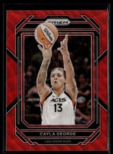 2023 PRIZM WNBA RUBY WAVE 58 Cayla George - Las Vegas Aces