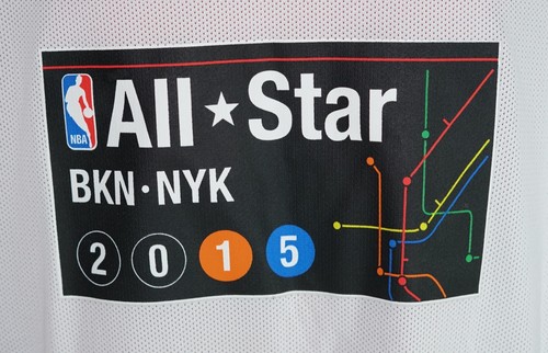 Adidas NBA All Star Game 2015 New York Brooklyn Reversible Jersey Size 2XL - Picture 7 of 12