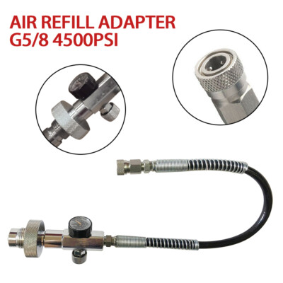 PCP Füllstation Ladekit Luft Fill Adapter 450 psi mit 60cm Schlauch DE