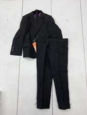 OppoSuits Size 4Y Boys Black Knight Solid Suit