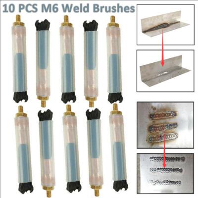10x M6 Welding Polishing Brushes Head Cleaning Machine Weld Bead Processor USA