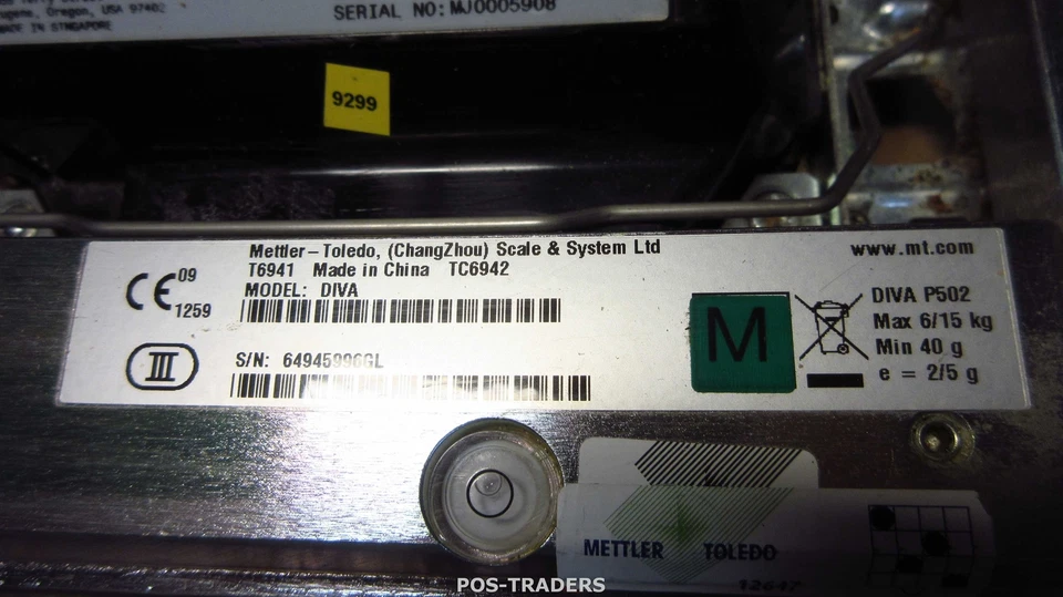 Datalogic Magellan 8402 In-counter Barcode Scanner w/ DIVA P502 Scale - EXCL PSU - Bild 4 von 4