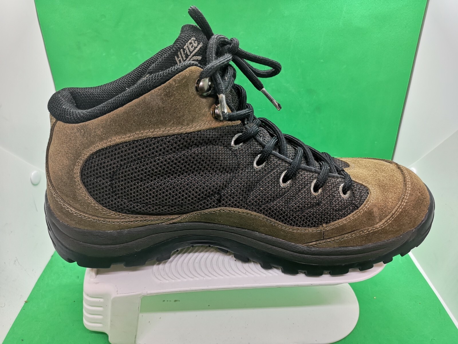 HiTec Men's Light Hiking Trail Boot Leather Smokey Brown Crestone SIZE