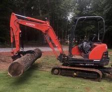 KUBOTA HYDRAULIC MINI EXCAVATOR THUMB CLAMP  KX71 KX91 KX121 U35 PIN ON