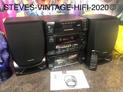 Panasonic SA-CH34 Compact Hi-Fi System CD Radio Aux 2xTape