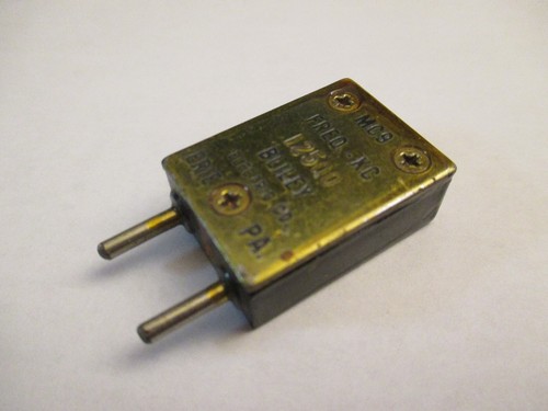 FT243 BLILEY 12500 KC kHz quartz crystal Radio xtal 12.5 MC MHz - TESTED - Zdjęcie 2 z 5
