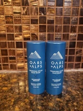 Oars + Alps Natural Charcoal Solid Face Wash Exfoliating 1.2oz - LOT OF 2--N52