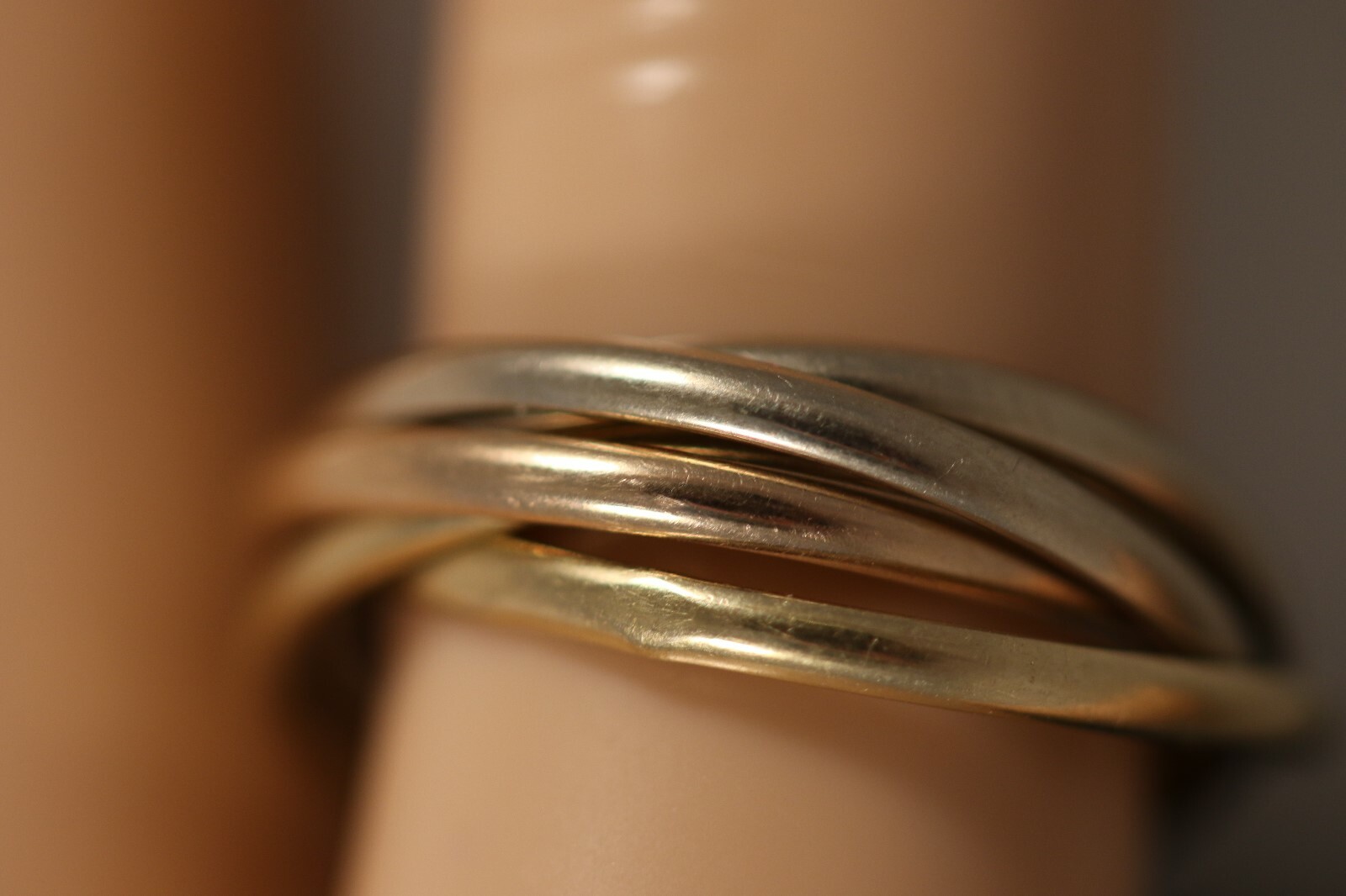 UNOAERRE 18K YELLOW GOLD ROSE GOLD WHITE GOLD 5 E… - image 4