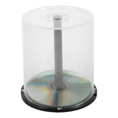 2X Empty Cake Box Spindle for 100 Discs Storage Case - Holds CD DVD BDR Blurays