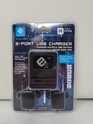  2 port usb charger smart fast charging two