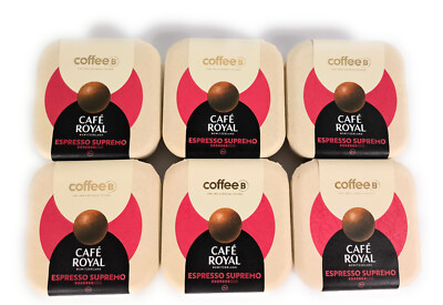 Coffee B Kaffee Kapsel by Café Royal 6x9=54  Balls  Kaffeebälle versch Sorten