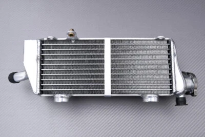 Radiateur d'Eau AVDB Ultra Renforcé Droit Racing en Alu Pour KTM XC 300 2010-16 - Photo 1/4