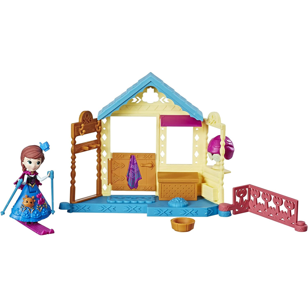 Disney Frozen Spa Retreat Little Kingdom Anna Figure Mini Playset Kids Hasbro