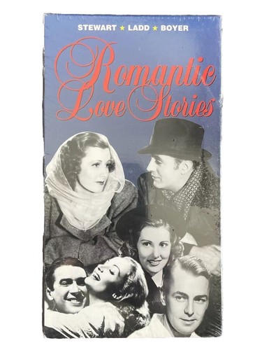 Romantic Love Stories VHS Triple Feature James Stewart Diane Ladd New Sealed SA - 第 1/2 張圖片