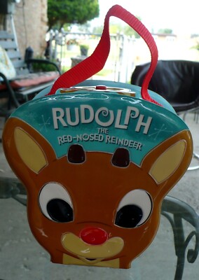 2003 RUDOLPH RED NOSED REINDEER 3 ORNAMENTS IN VINYL CASE NEW