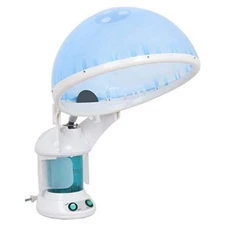 Portable 2 In 1 Hair and Facial Steamer with Bonnet Hood for Personal Home Use