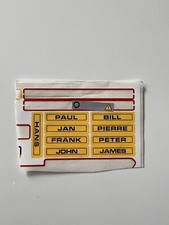 Lego 8258 Original Aufkleber Sticker 86036/4548063 8258stk01