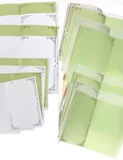 Crafter's Companion 64 pc Card Inserts, for 5x7 & 4x6, Vellum, Foil 765376