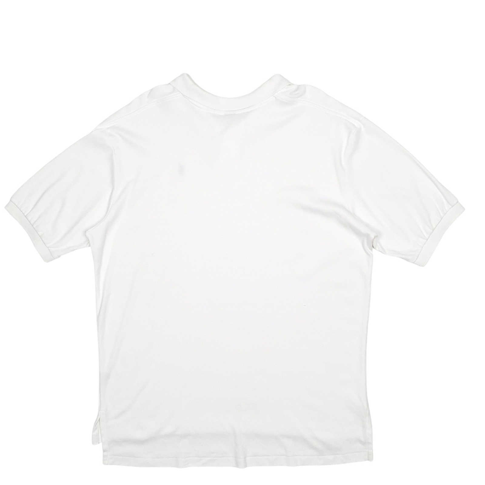 POLO RALPH LAUREN White Polo Shirt Short Sleeve Cotton Mens L image 2