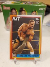 2021 WWE Topps Heritage Timothy Thatcher Rookie Card. 