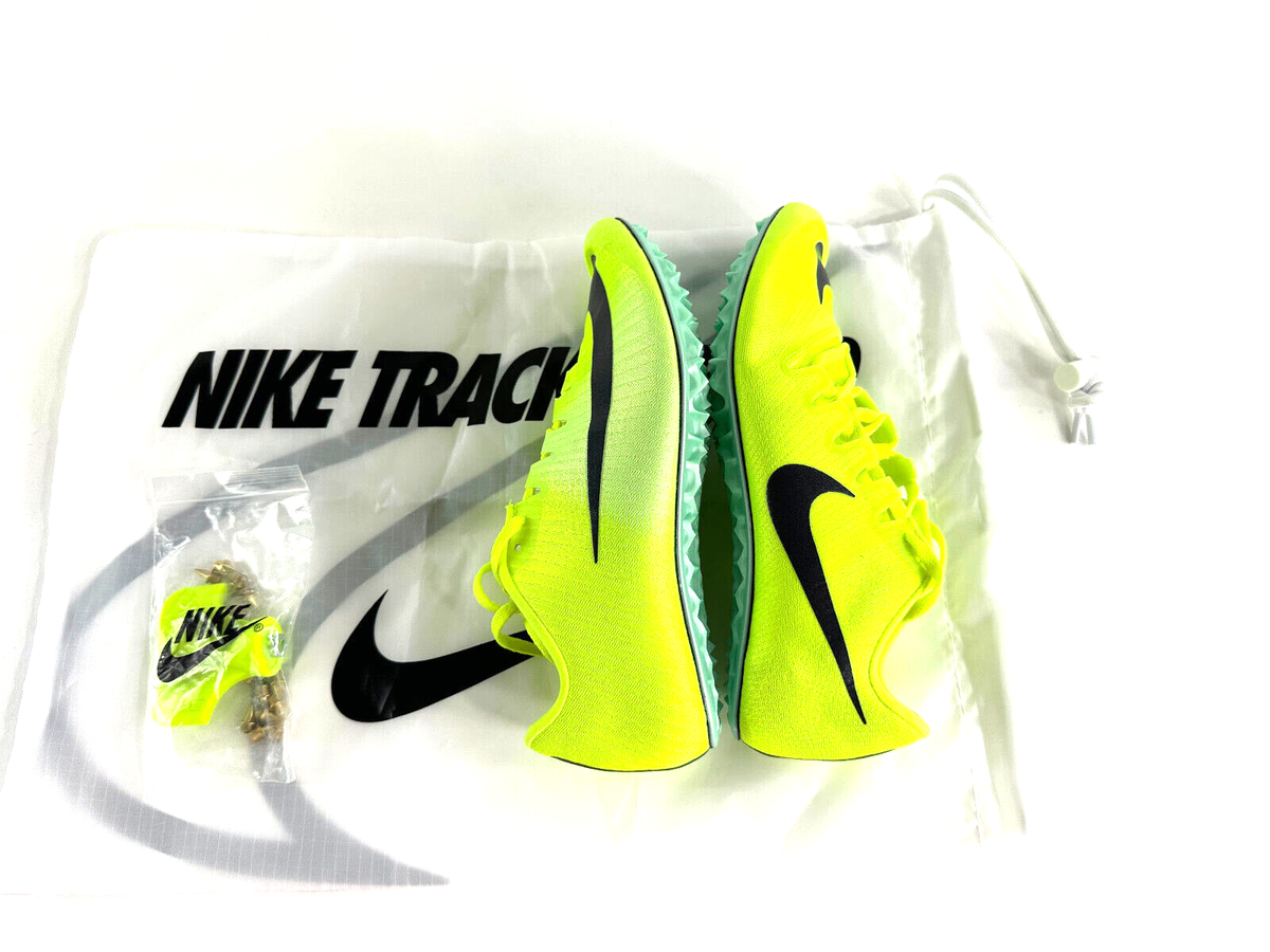 Nike Zoom Ja Fly 3 Track Spikes Volt Mint DR9956-700 Men\'s Size 7. Nike Zoom Ja Fly 3 Volt Neon Sprint Track Spike Cleats  main image 2