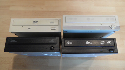 4 x CD Rom Laufwerk DVD  CD  DVD-Rom Drive Super Multi Rewriter DVD Writer LG