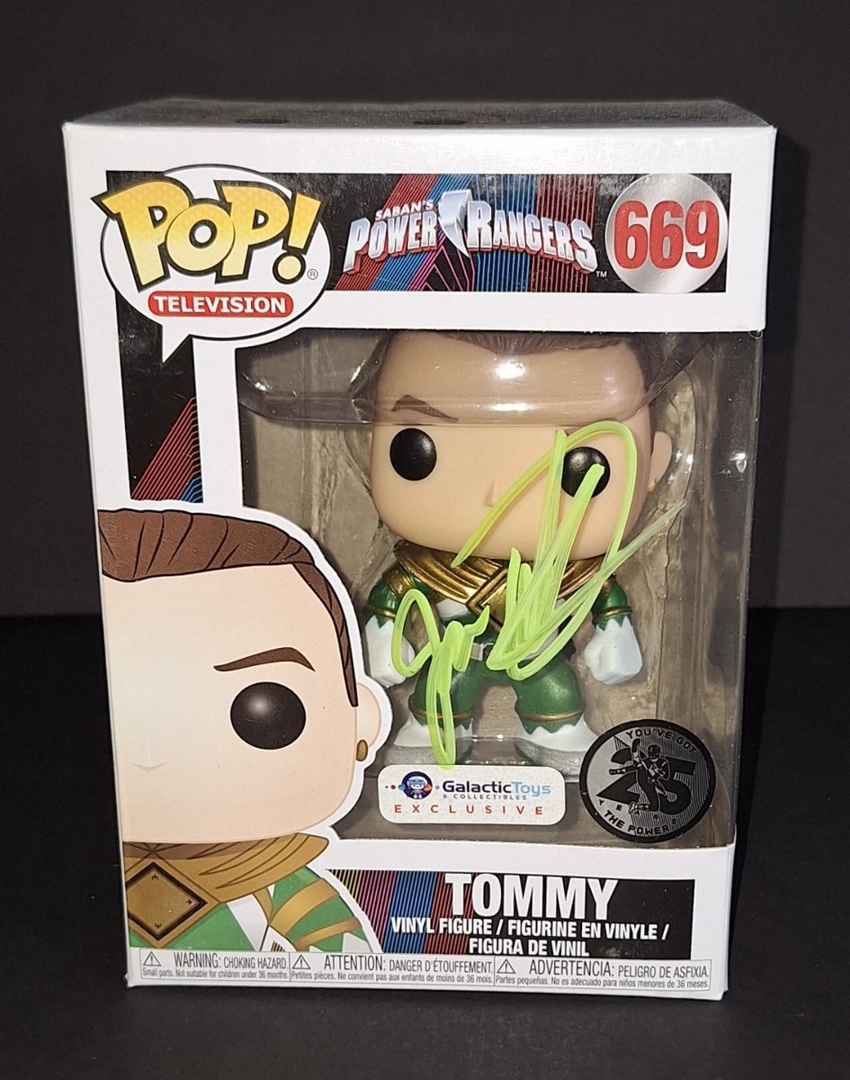 ジェイソン・デビッド・フランク氏 直筆サイン パワーレンジャー　#1 アメコミ Jason David Frank Signed Autographed Tommy Green Ranger Funko