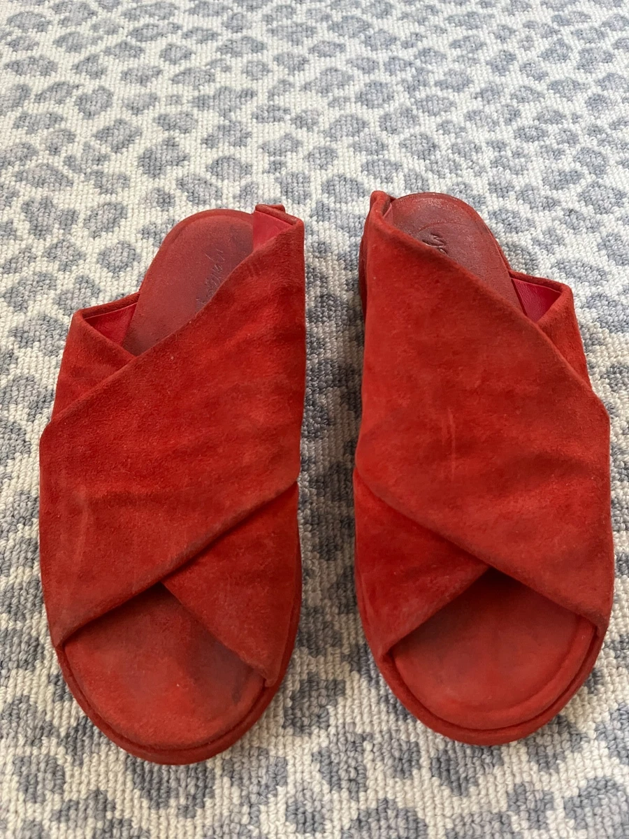 Marsèll flat suede slides - Neutrals