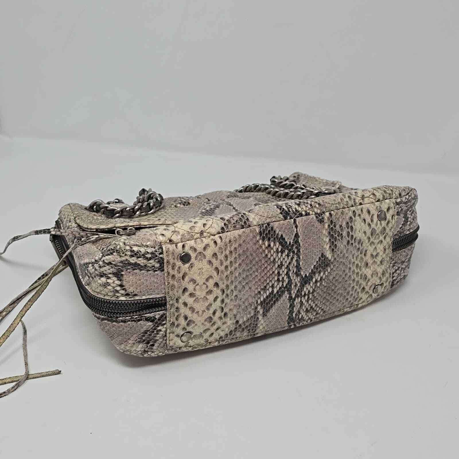 Rebecca Minkoff Python Embossed Shoulder Crossbod… - image 6