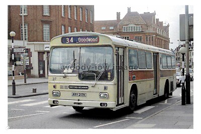 ptc7557 - Leics - Leicester CT Bus No.217, Reg.ARY 217K to Goodwood - Print 6x4 