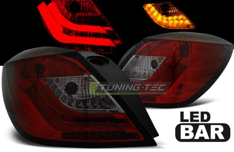 Feux arriere led Opel Astra H GTC 2004-2009 rouge fume en paire