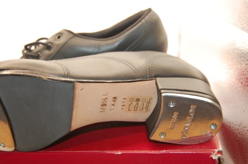 NIB So Danca Willow TA48 Leather Oxford Tap Shoe M Black 9.5 L NIB - Picture 2 of 11
