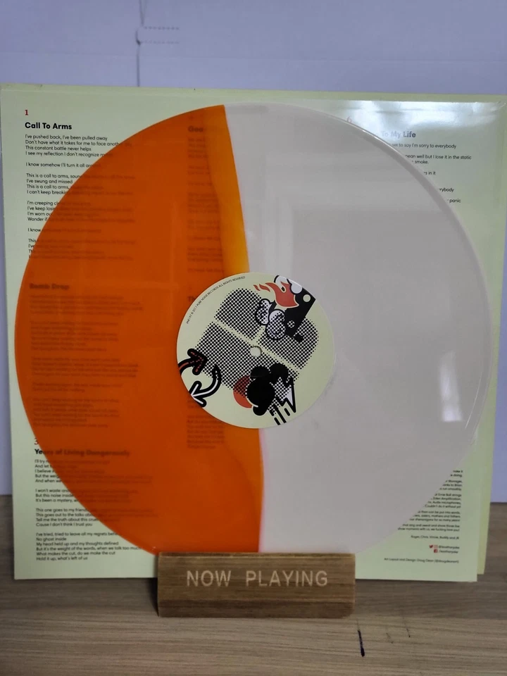 LESS THAN JAKE-SOUND THE ALARM,12" E.P. VINYL RECORD,2017 U.S. ROCK,COLOURED. - Image 4 of 4