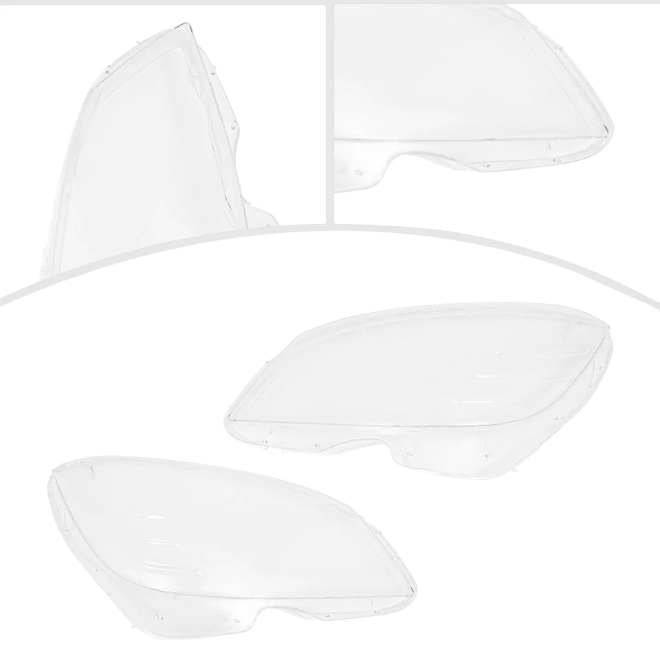 For 2008-11 Mercedes-Benz C-Class W204 c180 c200 c260 c280 Headlight Lens Cover Foto 4 de 4