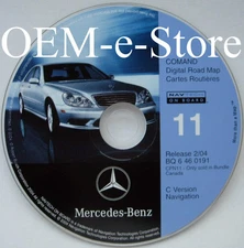 1999 2000 Mercedes S320 S420 S500 S600 C-Version Navigation CD Canada Map #11