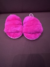 UGG FLUFF YEAH SLIDE ROCK ROSE SLINGBACK SANDAL SLIPPERS TODDLER SIZE 8