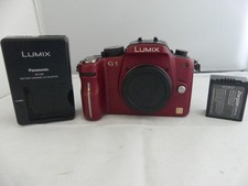 Panasonic LUMIX DMC-G1 12.1MP Body only - Black Fully functional. Red.