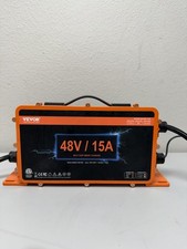 VEVOR 48 Volt 15 AMP Golf Cart Smart Battery Charger Club Car Triangle Adapter