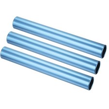Aluminum Alloy Relay Race Track  Field Running Baton, Blue - Set of 3