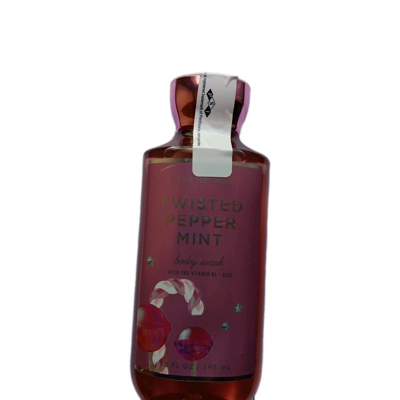 NEW Twisted Peppermint Body Wash Gel 10 oz Bath & Body Works 