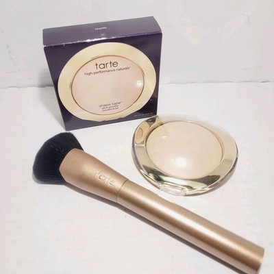 tarte Shape Tape Glow Powder (Starlit) & tarte Complexion Powder Brush Set