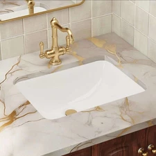 18"W x14"D Rectangular Undermount Sink, Los Flexi LFBUMR-1814F