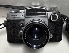 Miranda Sensorex 35mm Film SLR Camera With Auto Miranda 1:1.4 F 50mm Lens