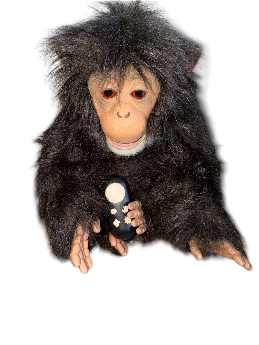 Hasbro 2005 FurReal Friends Cuddle Interactive Animated Chimp