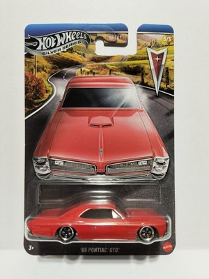 🔥2025 Hot Wheels Silver Series 1966 PONTIAC GTO - Metal Base