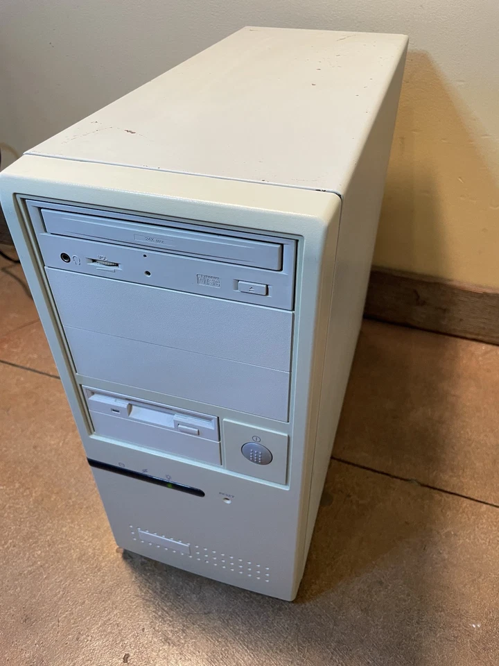 Chips de PC Tech Cyrix 6x06MX-PR233 233 MHz 128 MB SDRAM 3,2 GB HDD Windows 98 ¡Funciona! Foto 4 de 4